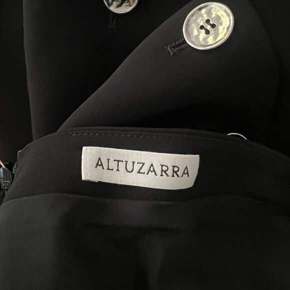 Altuzarra asymmetric cocktail black dress size 42 - Picture 3 of 6